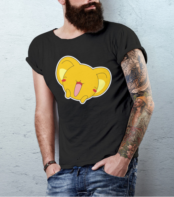 Kero Smile Yellow Cute Character Face Tongue Out T-Shirt