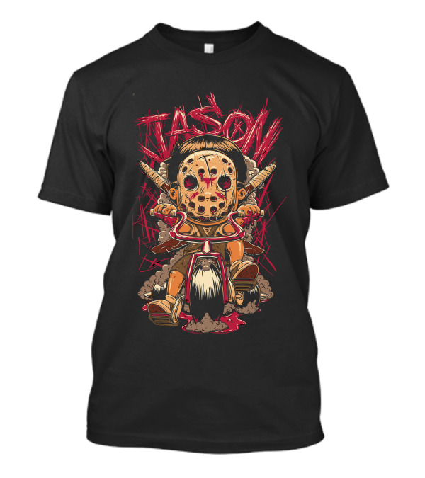 Jason Kidd Mask Tricycle Adventure T-Shirt