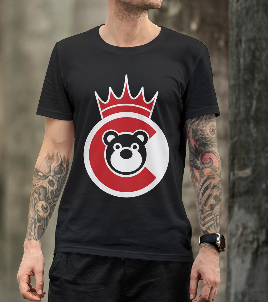Crowned C Bear Kings Of The Mound T-Shirt