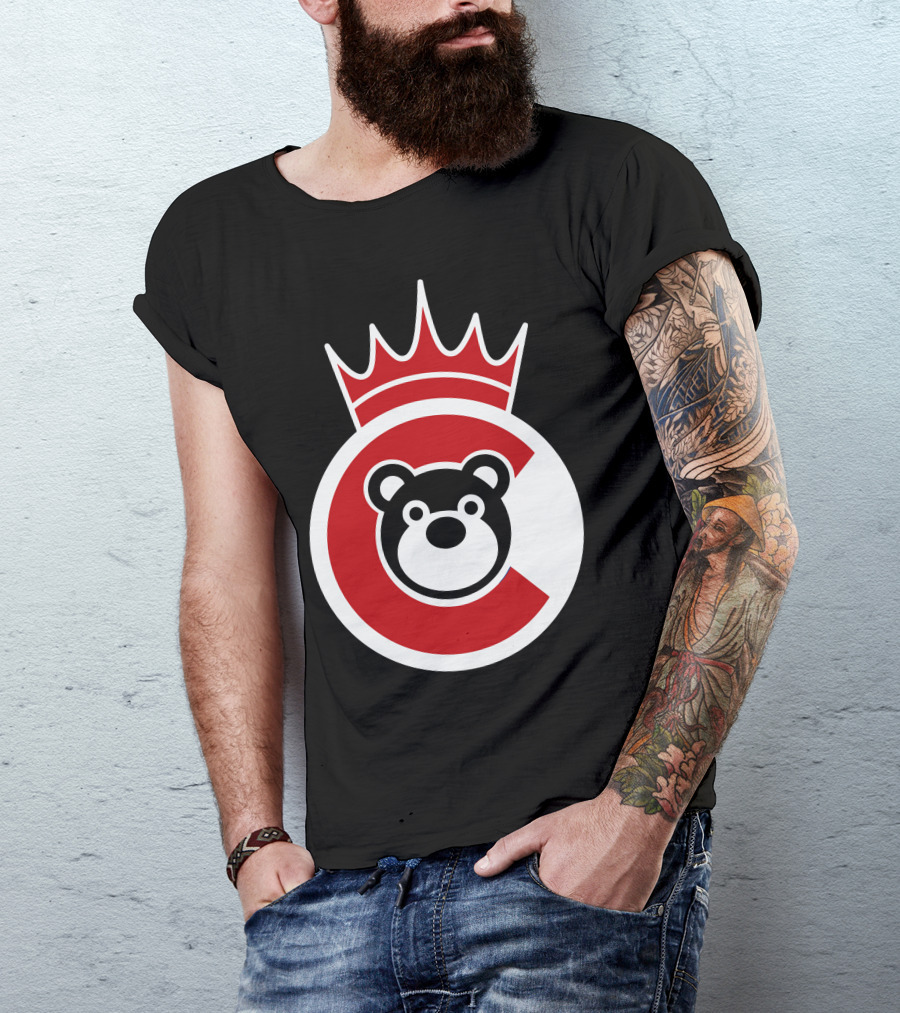 Crowned C Bear Kings Of The Mound T-Shirt