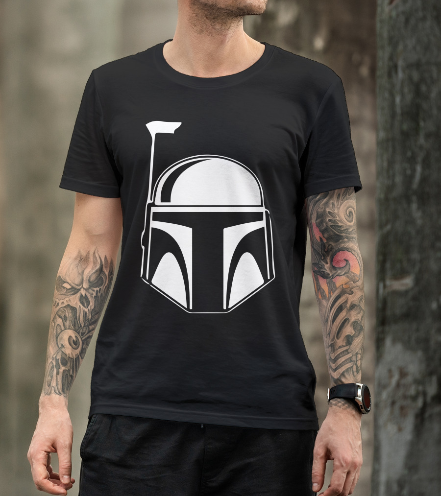 Star Wars Inspiriert Boba Fett Helm T-Shirt