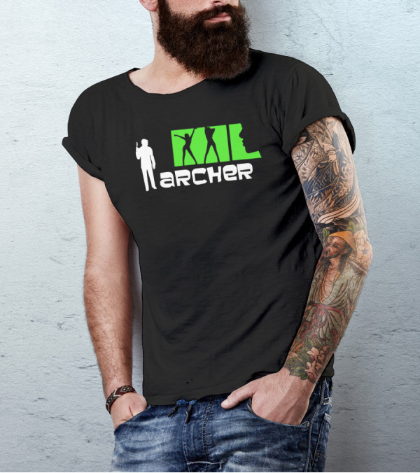 Archer Sterling Super Spy Silhouettes And Green Profiles T-Shirt