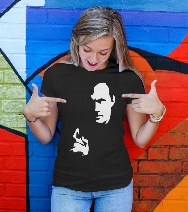 Steven Seagal High Quality Silhouette Iconic Pose T-Shirt