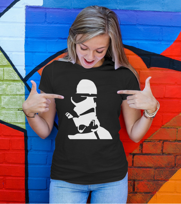 Storm Trooper Face Mask Helmet Star Wars Iconic T-Shirt