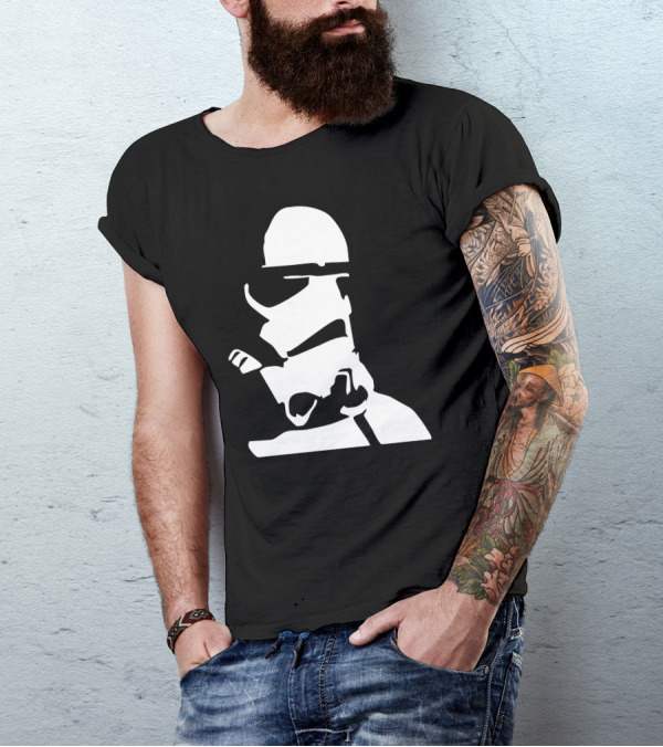 Storm Trooper Face Mask Helmet Star Wars Iconic T-Shirt