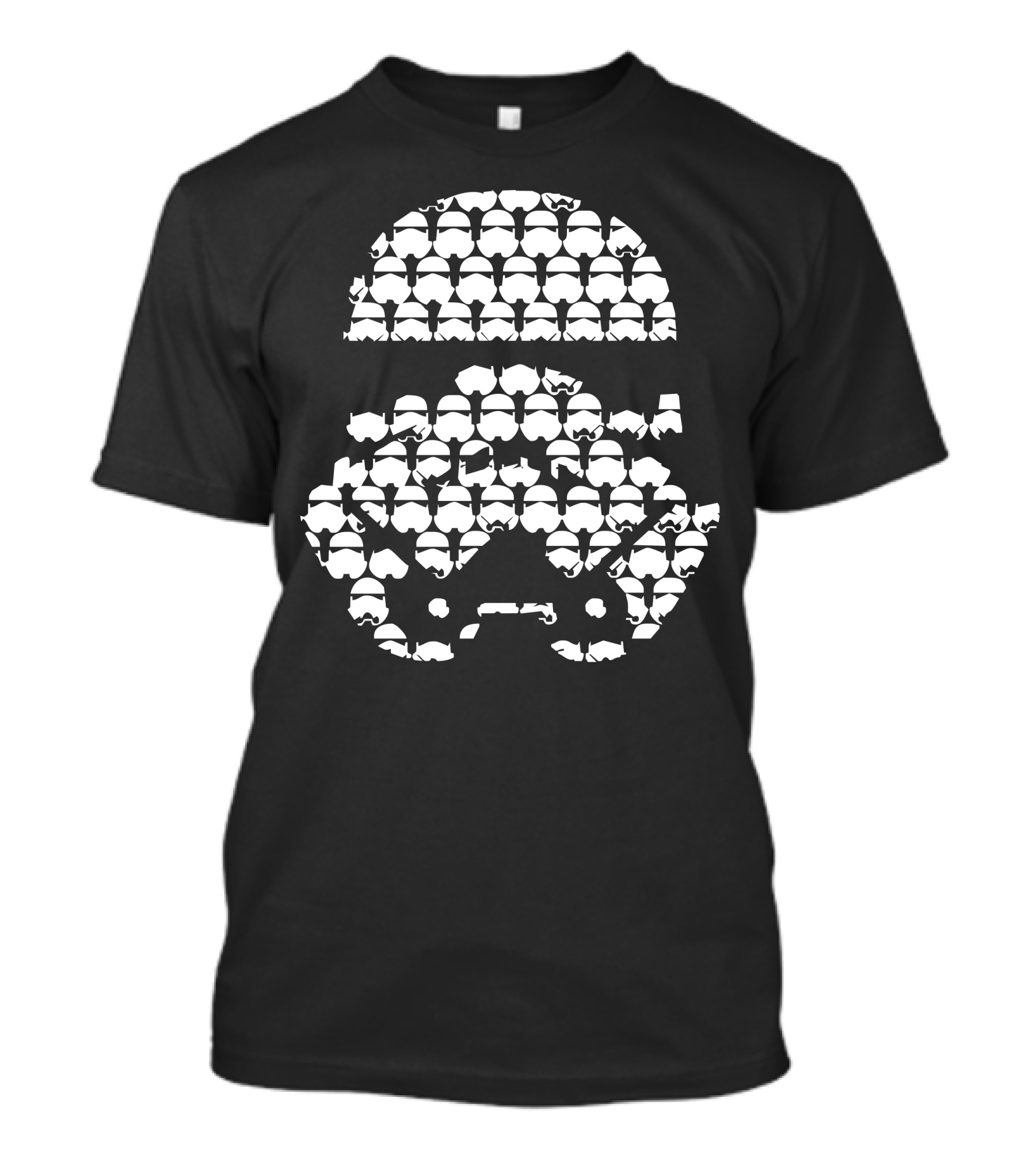 Stormtrooper Pattern Star Wars Direct To Garment Printed T-Shirt