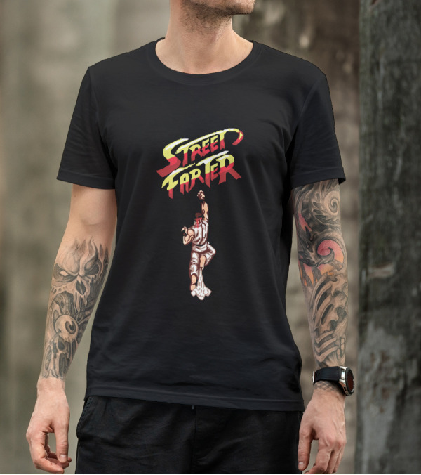 Street Farter Retro Game T-Shirt