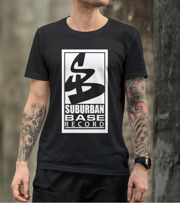 Suburban Base Records Logo Design SB T-Shirt