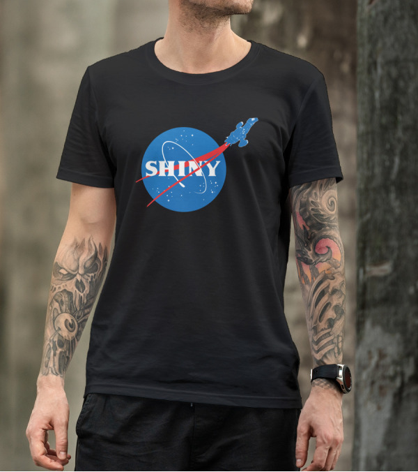 Shiny Space Exploration Serenity T-Shirt