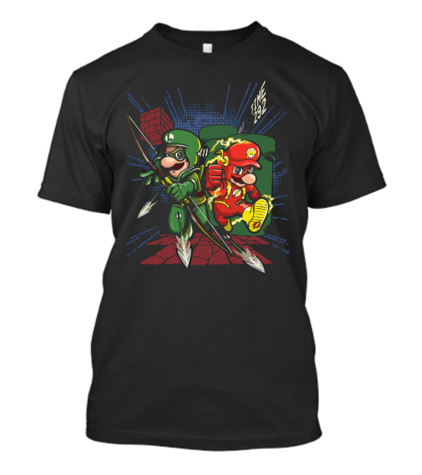 Super Suits Mario And Luigi Time 192 Icons T-Shirt