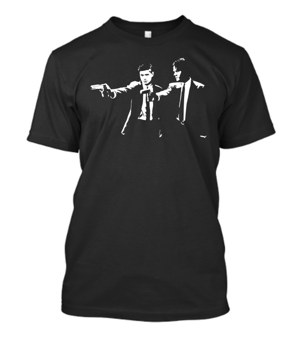 Supernatural Fiction Parody Pulp Fiction Style Duo T-Shirt