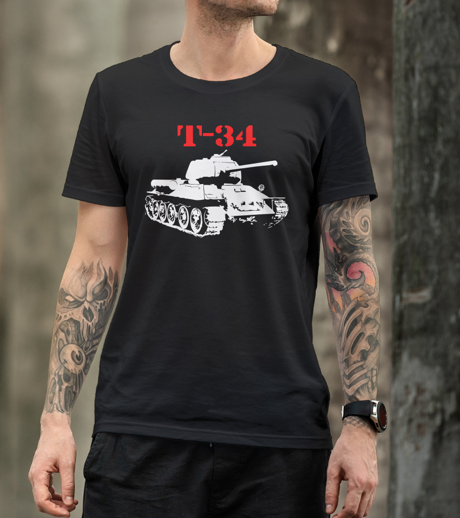 T-34 Soviet Russian World War II Tank T-Shirt