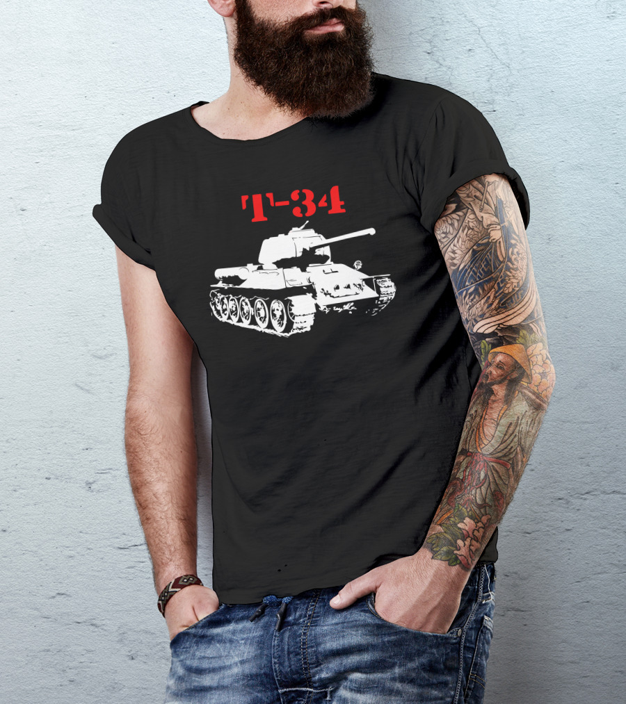 T-34 Soviet Russian World War II Tank T-Shirt