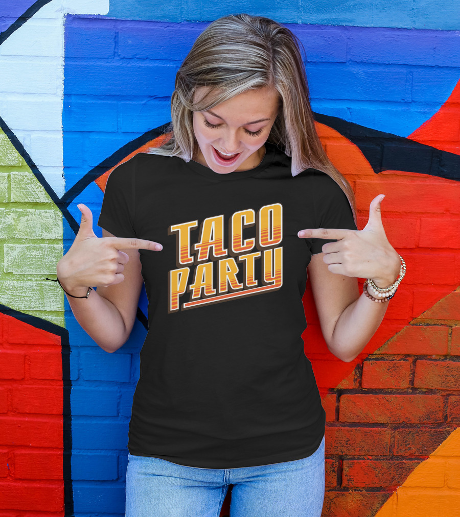 Taco Party Retro T-Shirt