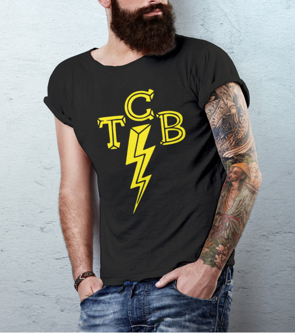 TCB Lightning Bolt Classic Rock Rockabilly T-Shirt