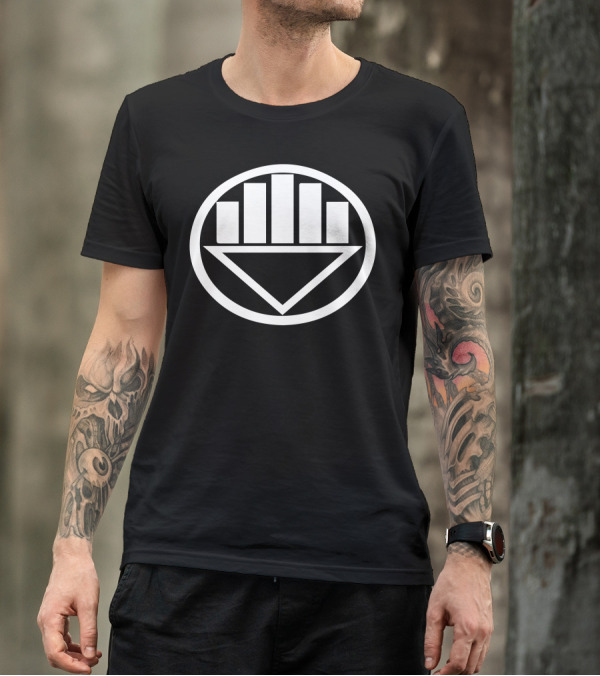 Black Lantern Corps Symbol From DC Comics Universe T-Shirt