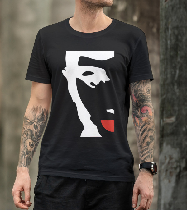 The Courteeners Band Silhouette Red Lips T-Shirt