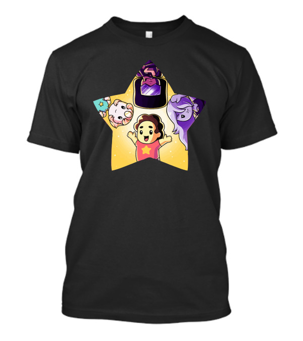 Steven Universe Crystal Gems Star Characters T-Shirt