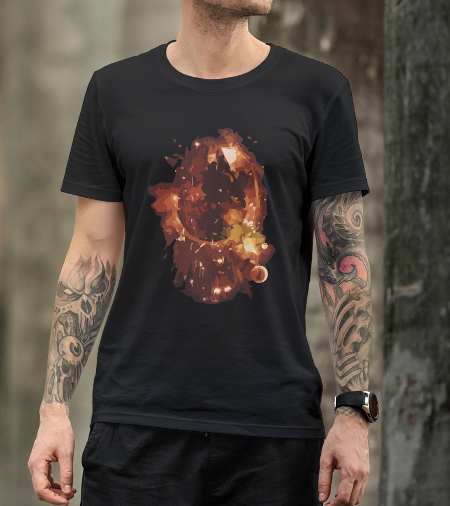 The Fastest Space Ship Millennium Falcon Coffee Splash T-Shirt