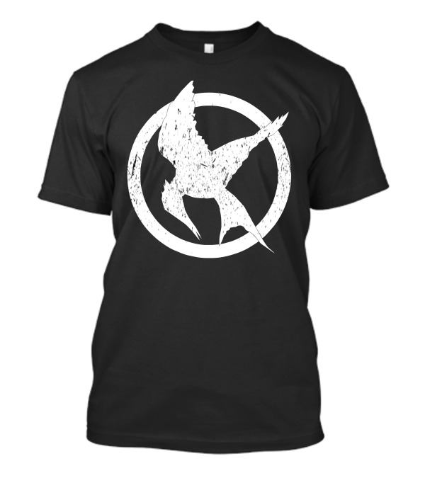 The Hunger Games Mockingjay Emblem Circle Motif T-Shirt