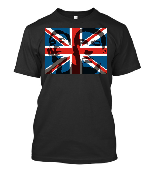 The Kray Twins Union Jack Iconic British Twins T-Shirt
