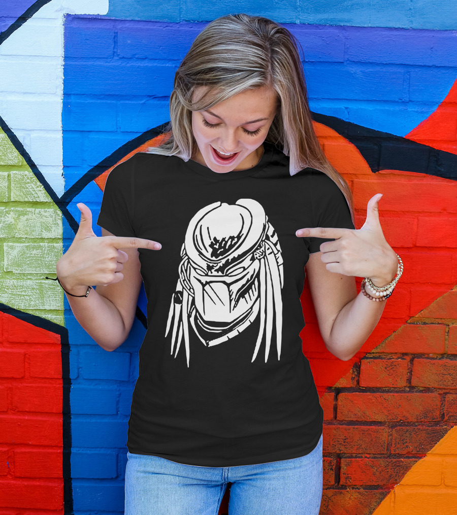Yautja Alien Movie Predator Mask Iconic T-Shirt