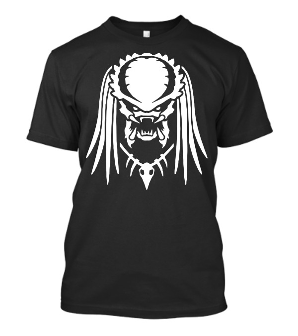 Predator Yautja Mask Icon Jungle Hunter T-Shirt