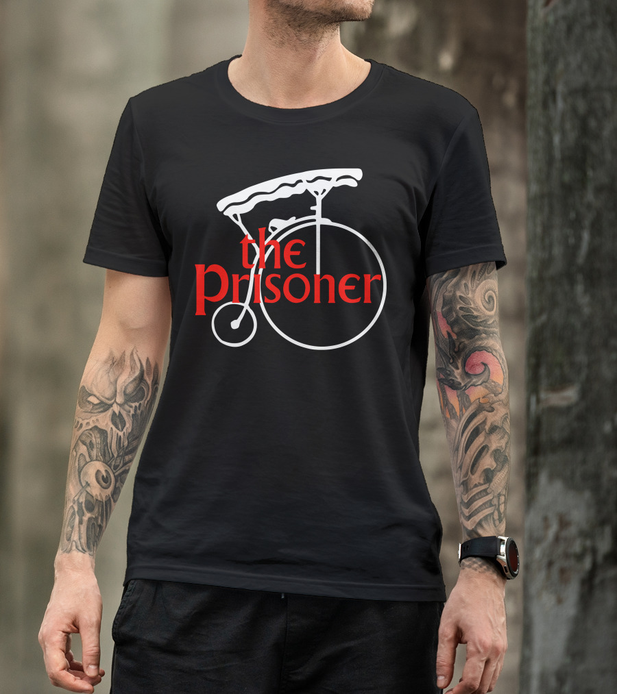 The Prisoner Number 6 Penny Farthing Bicycle T-Shirt