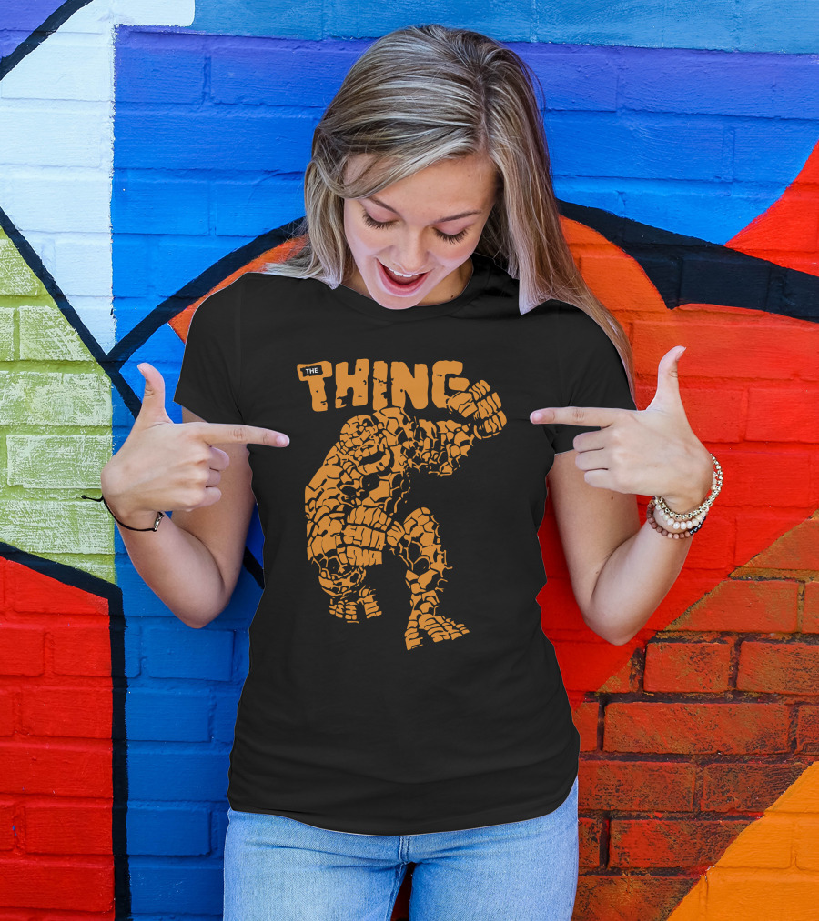 The Thing Marvel Comic Character Stone Form T-Shirt