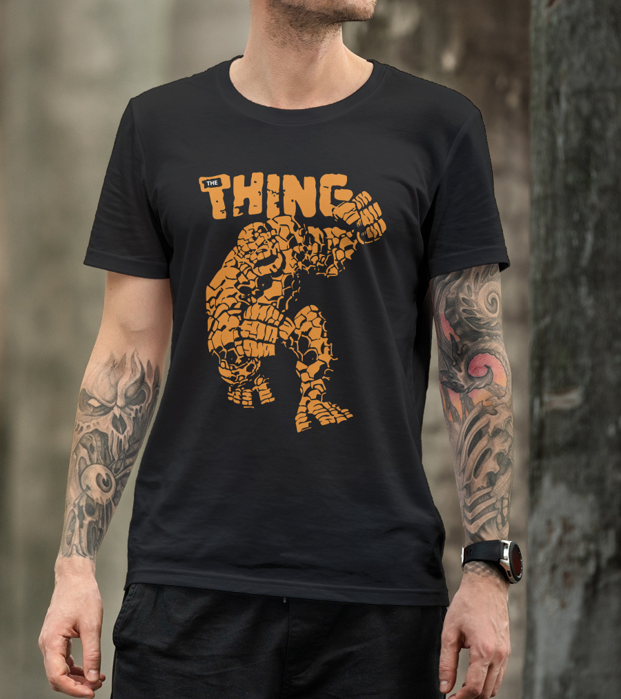 The Thing Marvel Comic Character Stone Form T-Shirt