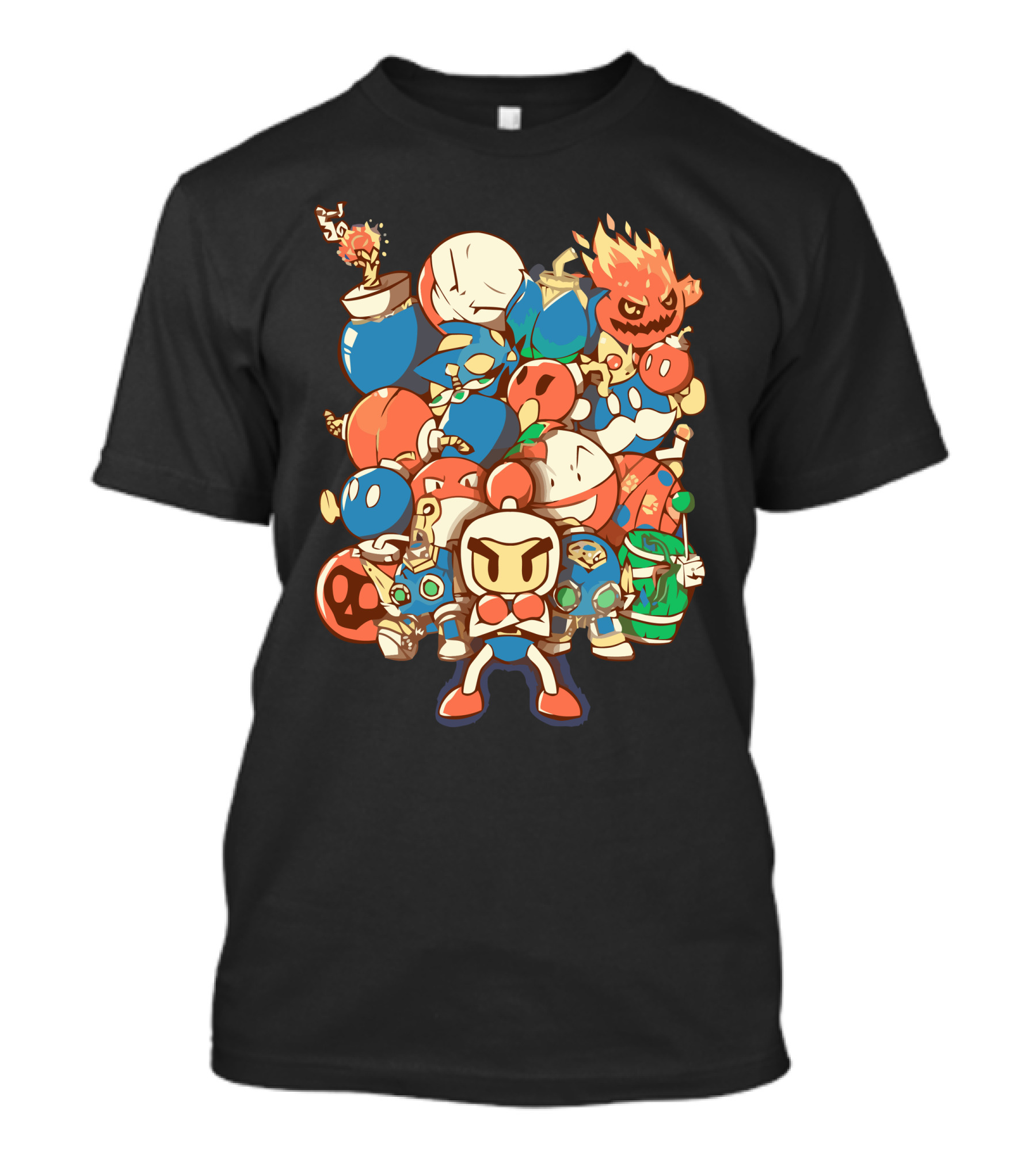 Bomberman Ultimate Collection Bomb Characters Retro T-Shirt