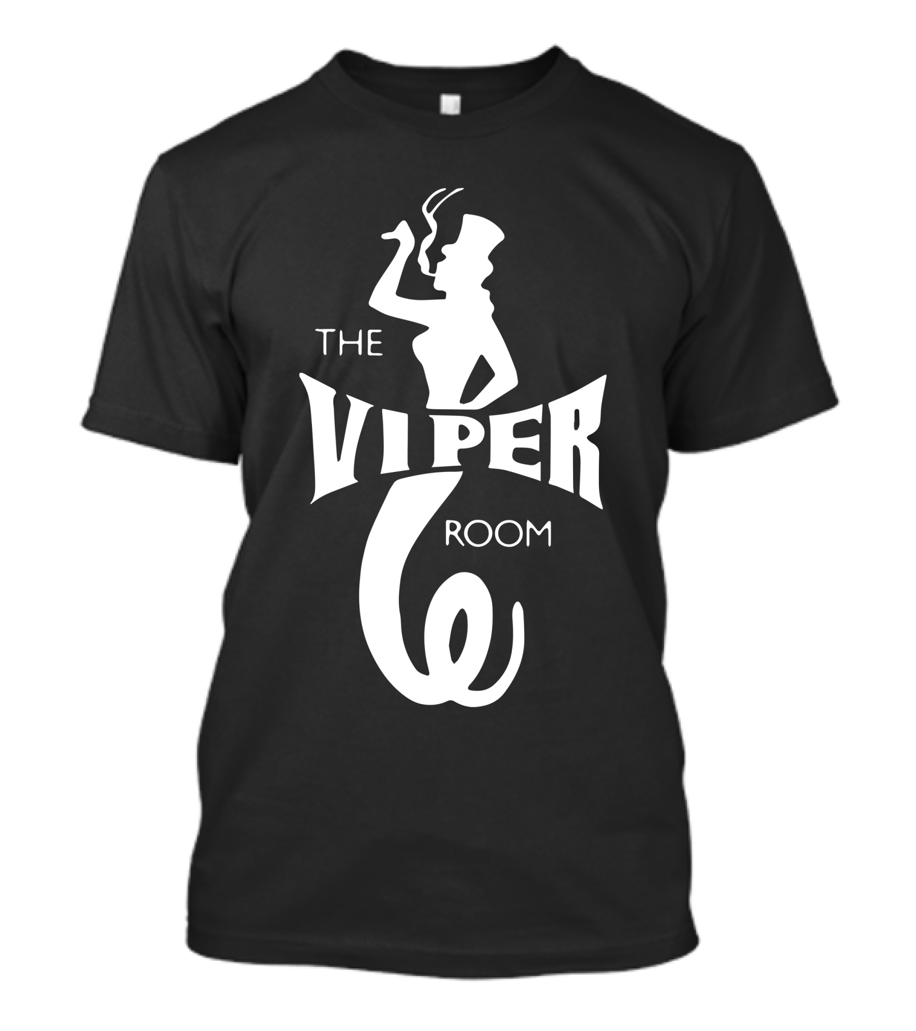 The Viper Room Silhouette Logo Smoking Woman T-Shirt