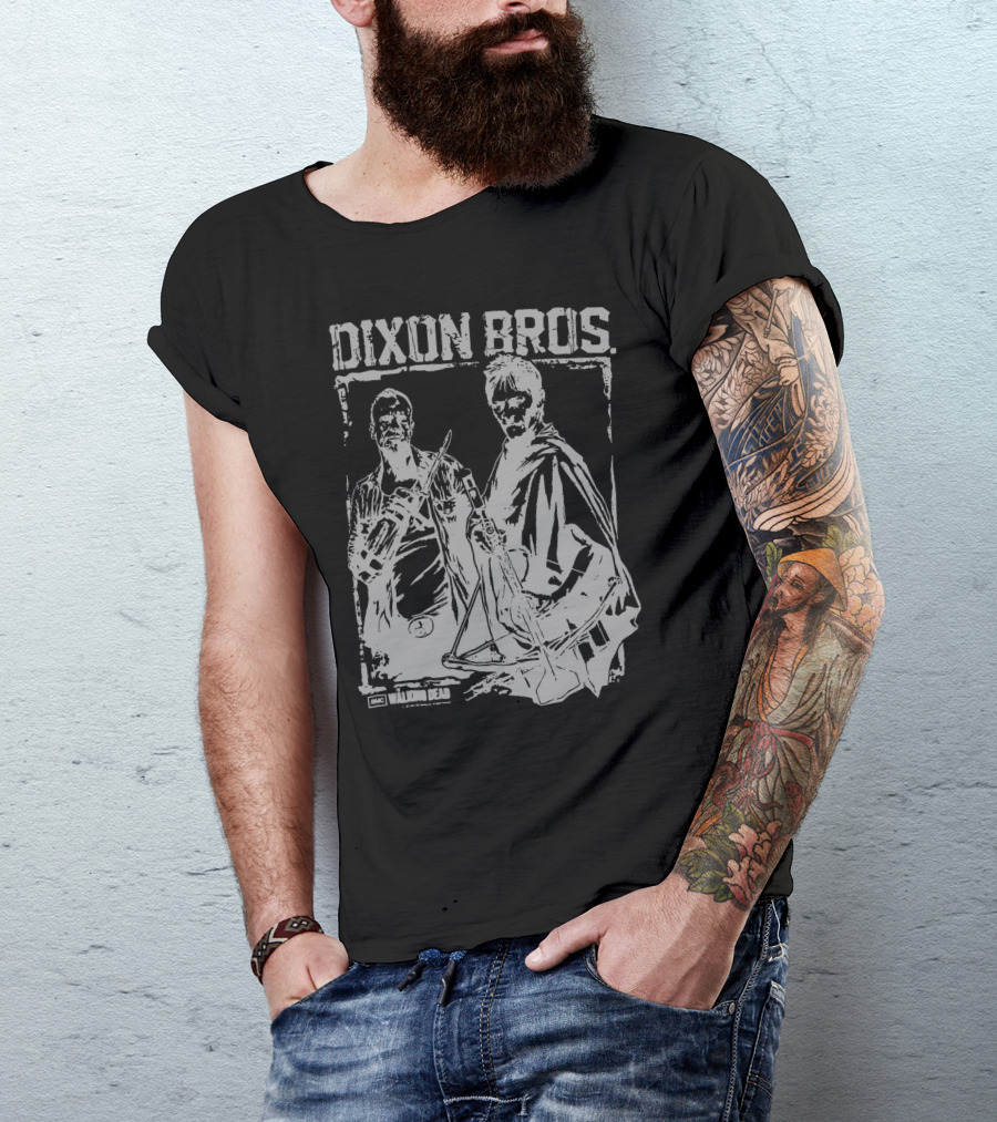 The Walking Dead AMC Dixon Bros Daryl And Merle Zombies T-Shirt