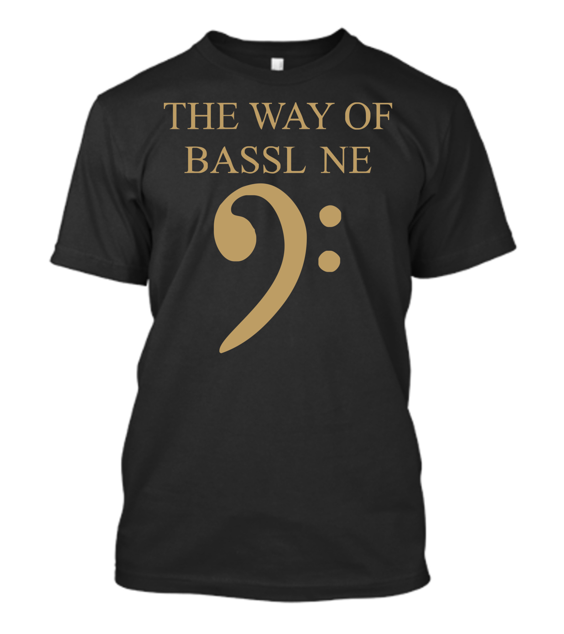 The Way Of Bassline Musical Clef T-Shirt