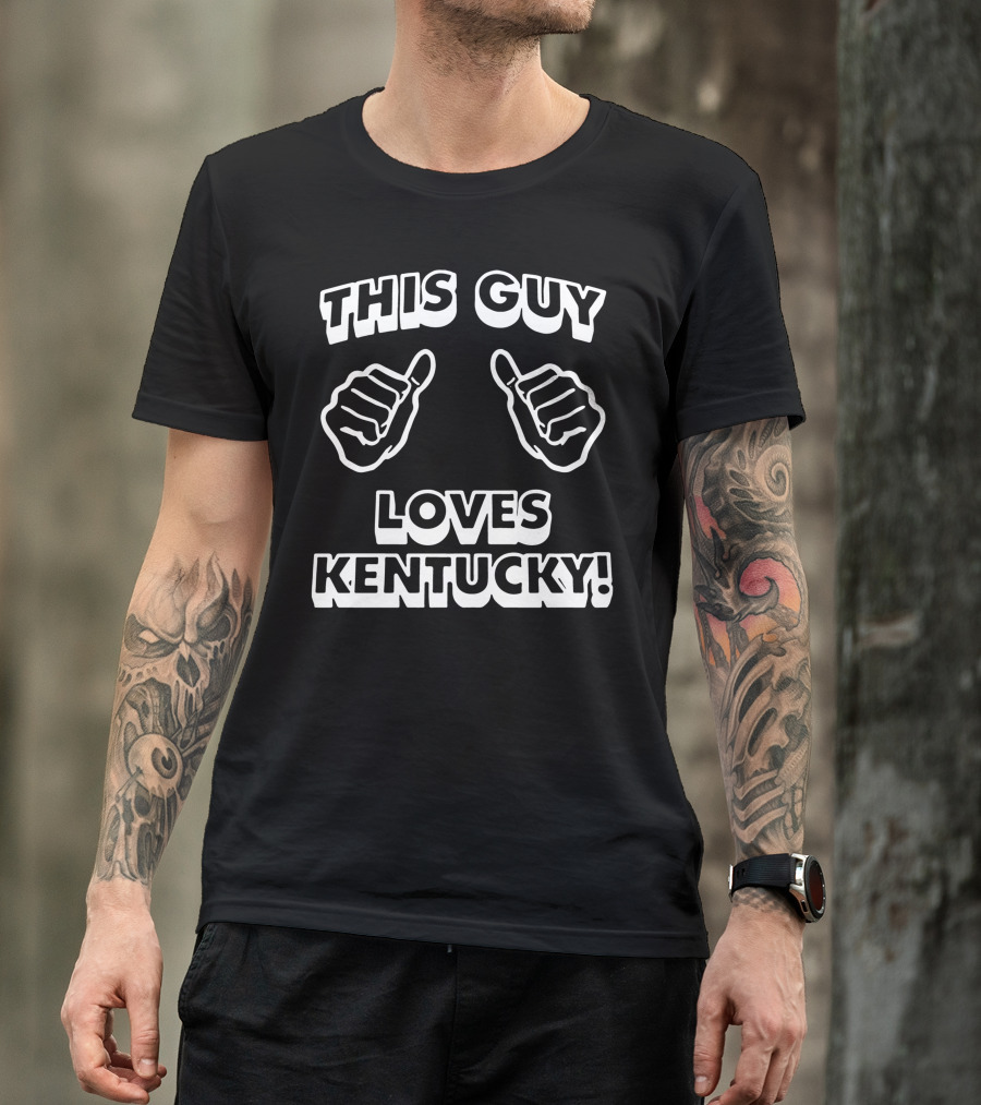 This Guy Loves Kentucky Thumbs Up T-Shirt