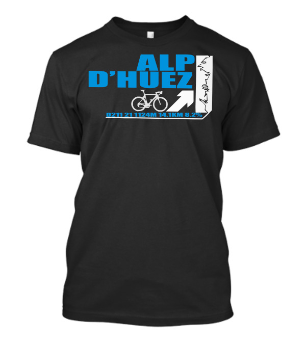 ALP D'HUEZ D211 21 1124M 14.1KM 8.2% T-Shirt