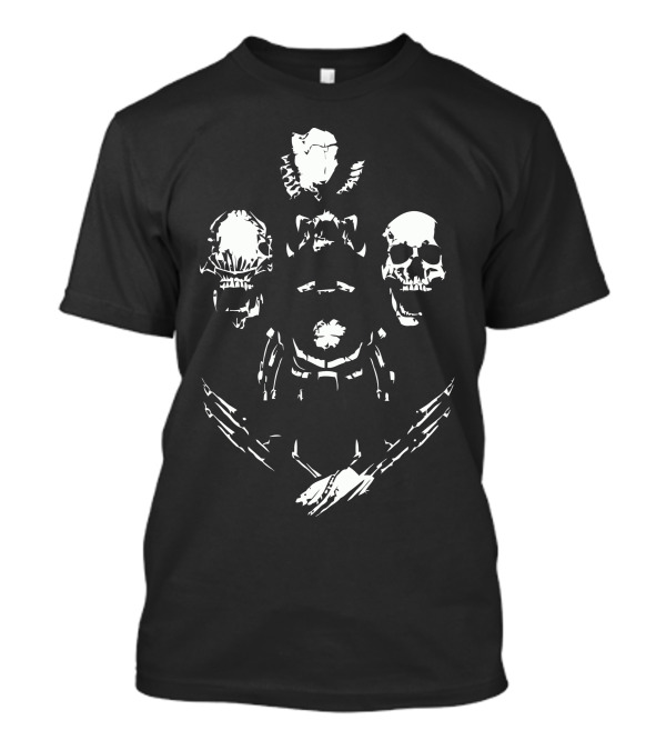 Predator Alien Skull Trophy Hunting Collection T-Shirt