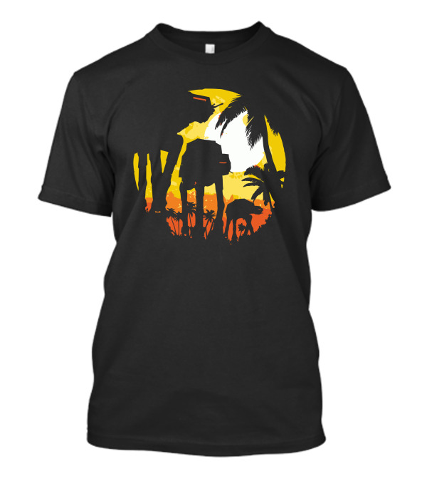 Tropical Attack Sunset Walker Adventure T-Shirt