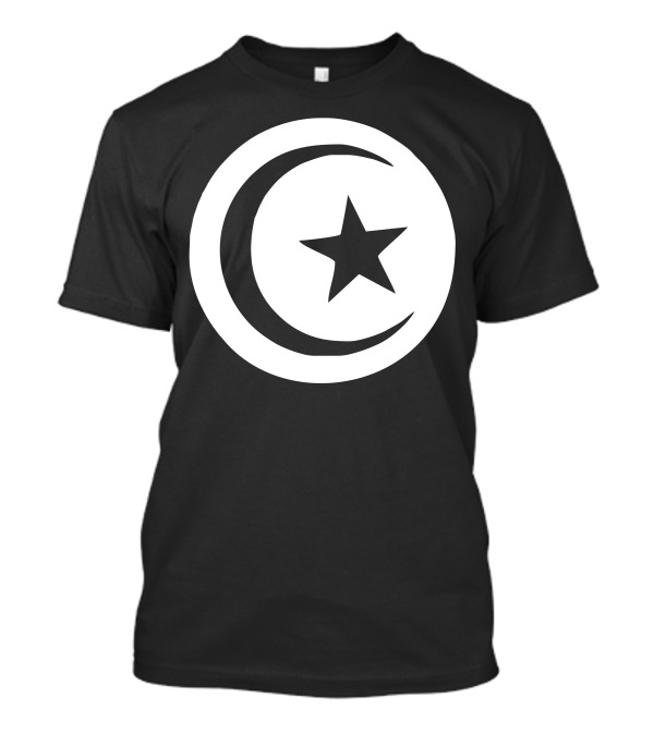 Tunisia International Support Your Country Sport Flag Crescent Star T-Shirt