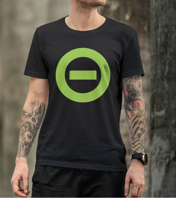 Type O Negative Logo Green Circle Minus T-Shirt