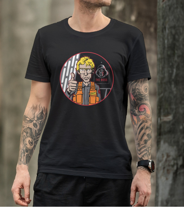 MATT Undercover The Boss Thumbs Up Poster Character T-Shirt