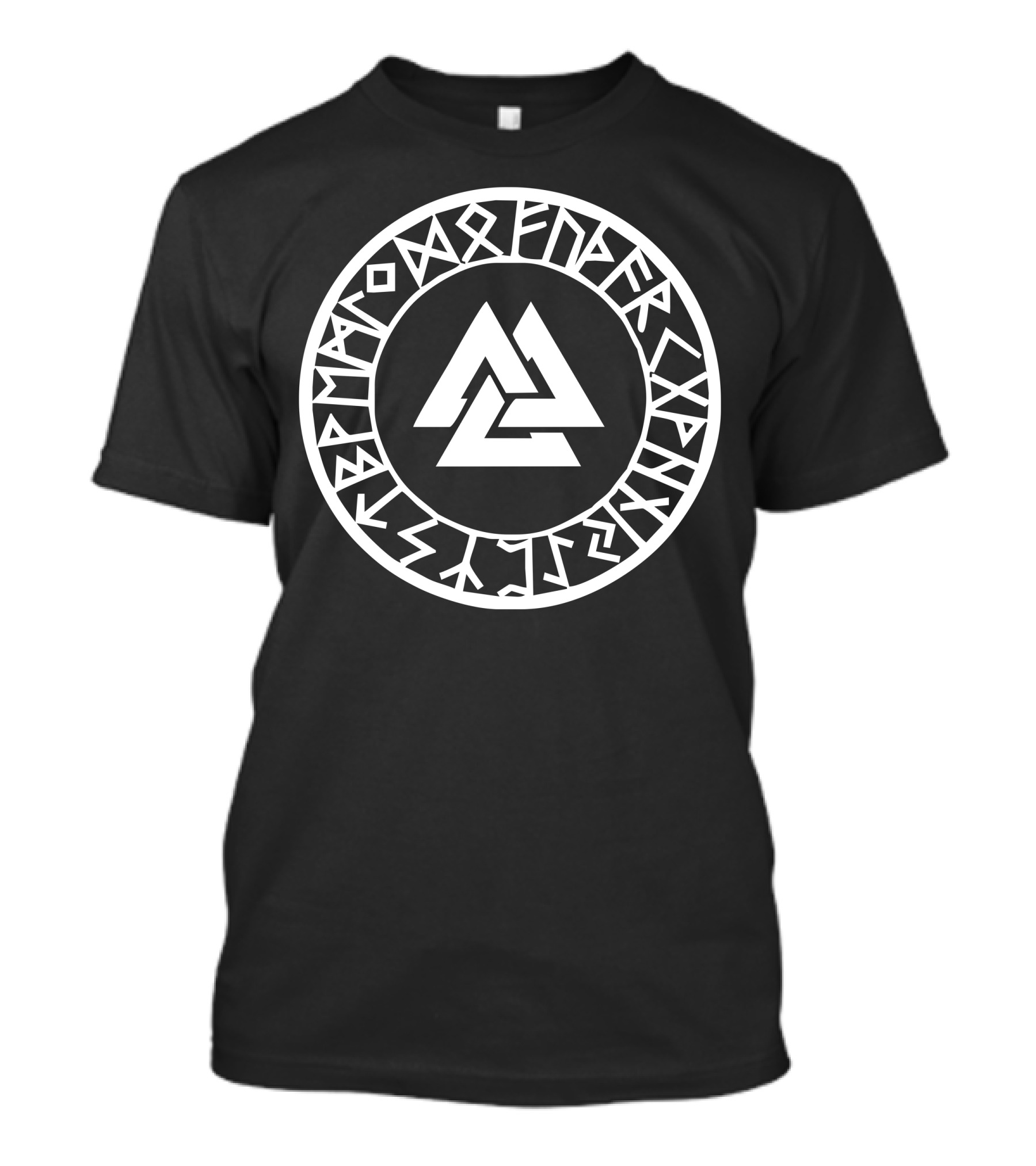 Valknut Shield Norse Runes T-Shirt