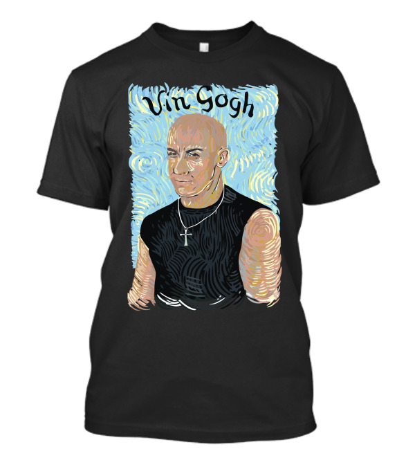 Vin Gogh Van Gogh Starry Night Mashup T-Shirt