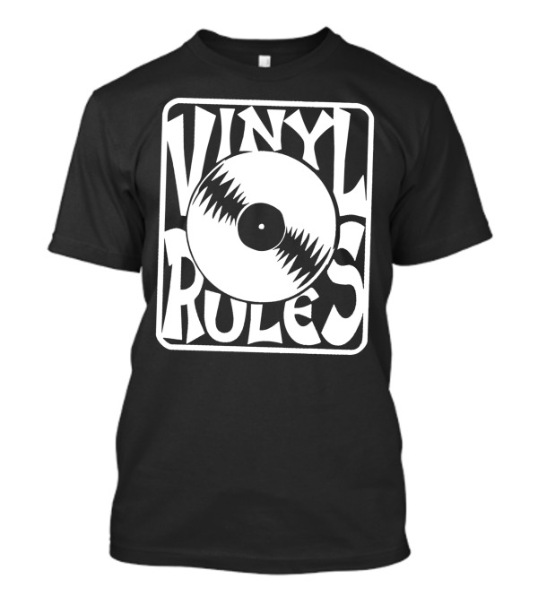 Vinyl Rules Retro Vinyl Record T-Shirt