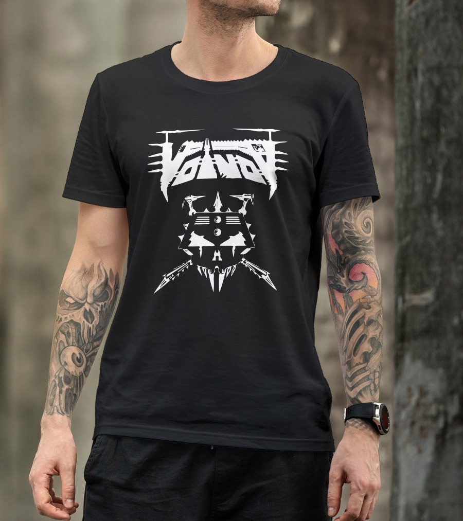 Voivod Skull Logo Thrash Progressive Metal Iconic T-Shirt