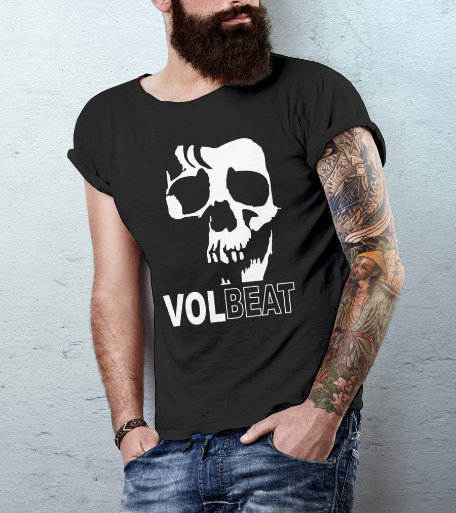 Volbeat Danish Rock Band Skull T-Shirt
