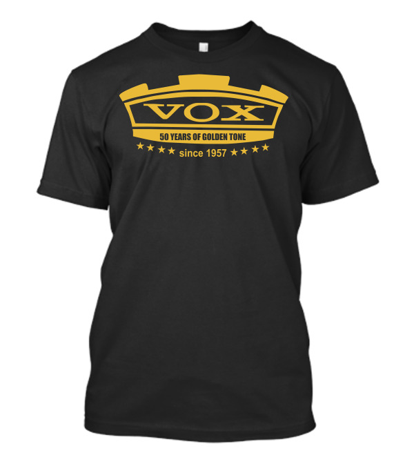 VOX Amplifiers 50 Years Of Golden Tone Since 1957 T-Shirt