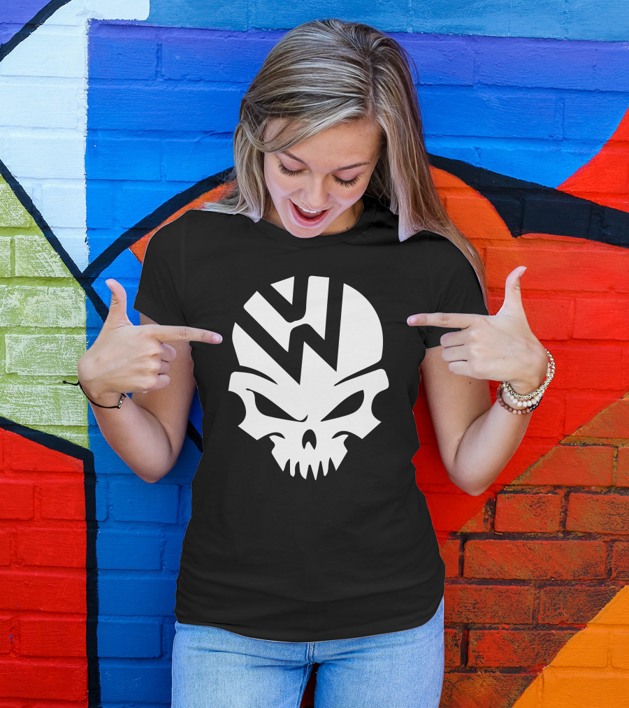 VW Transporter Logo Skull T-Shirt