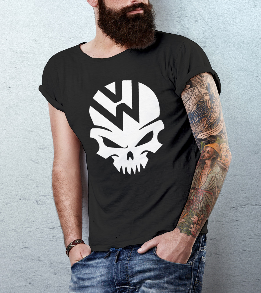 VW Transporter Logo Skull T-Shirt