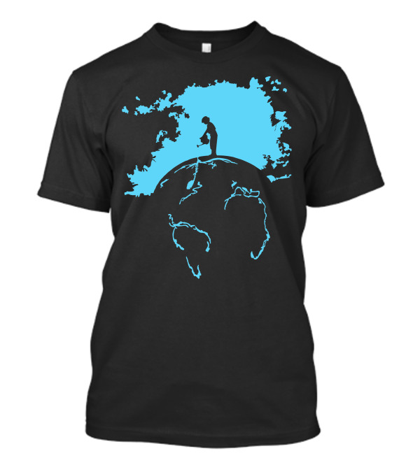 Banksy Style Global Warming Nature Ocean Planet T-Shirt
